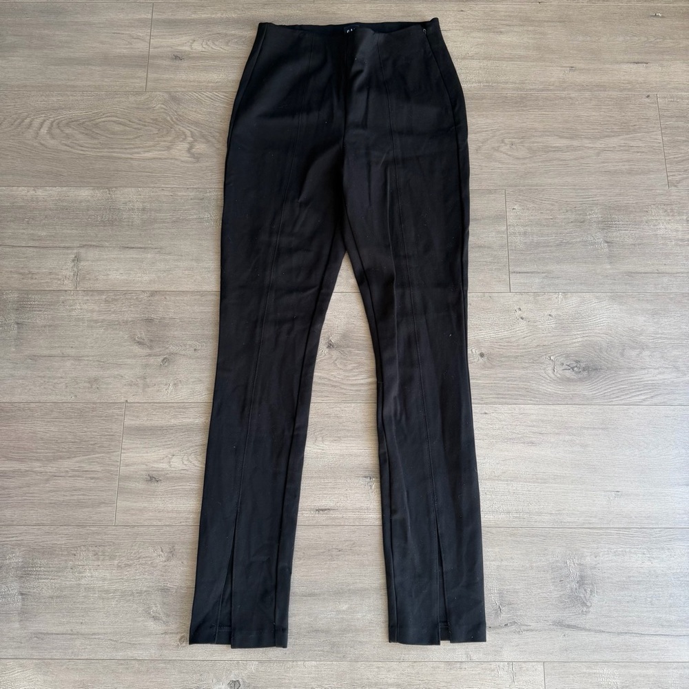GAP High Rise Slit Front black pants - size 8 Tall